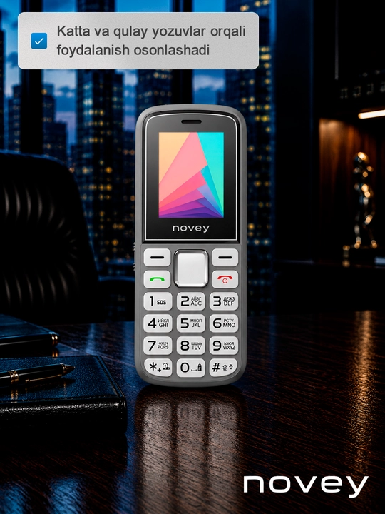 Tugmali telefon NOVEY 106