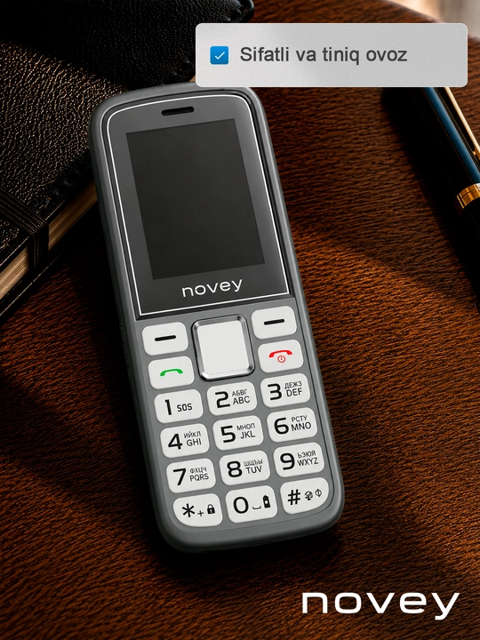 Tugmali telefon NOVEY 106