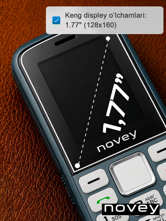 Tugmali telefon NOVEY 106