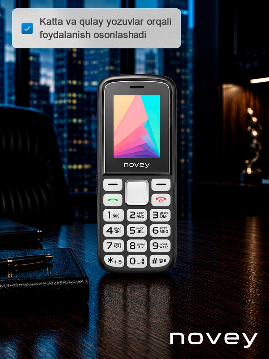 Tugmali telefon NOVEY 106