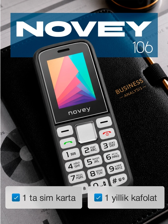 Tugmali telefon NOVEY 106