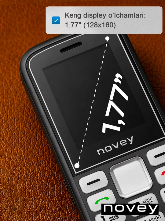 Tugmali telefon NOVEY 106