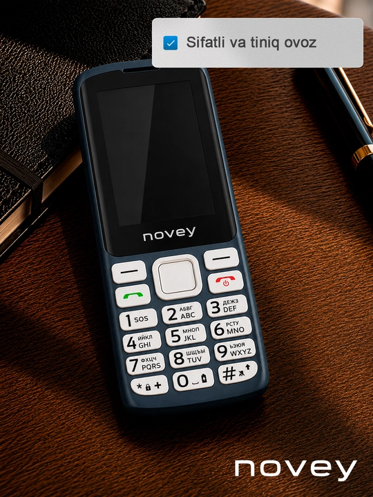 Knopkali telefon Novey 200