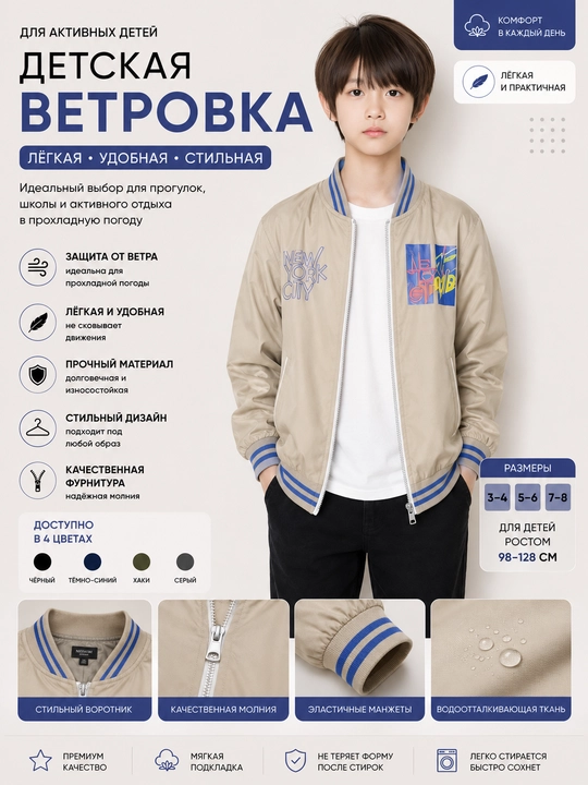 Ветровка для детей - 