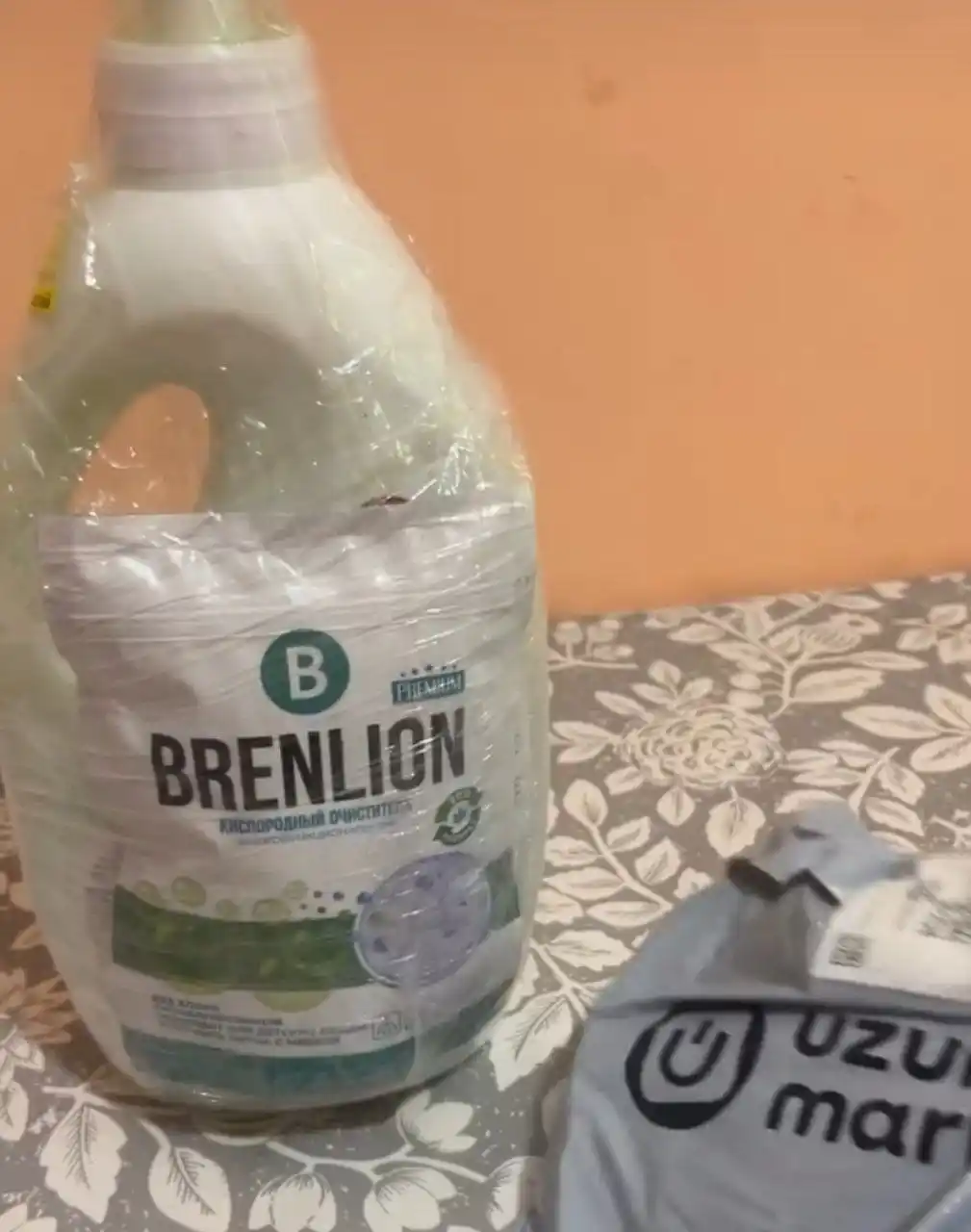 Набор BRENLION жидкий гель для стирки 3 кг и кислородный отбеливатель 300 г