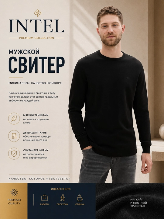 Мужской свитер - на весенний сезон - 