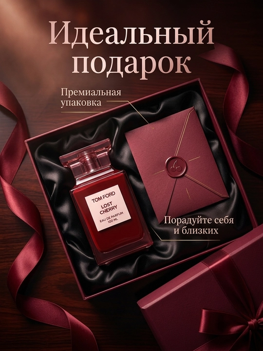 Tom Ford Lost Cherry Eau de Parfum — яркий вишневый аромат, унисекс
