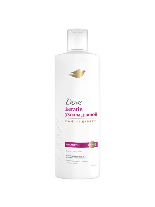 DOVE Уход за длиной, Шампунь для волос 375мл - 