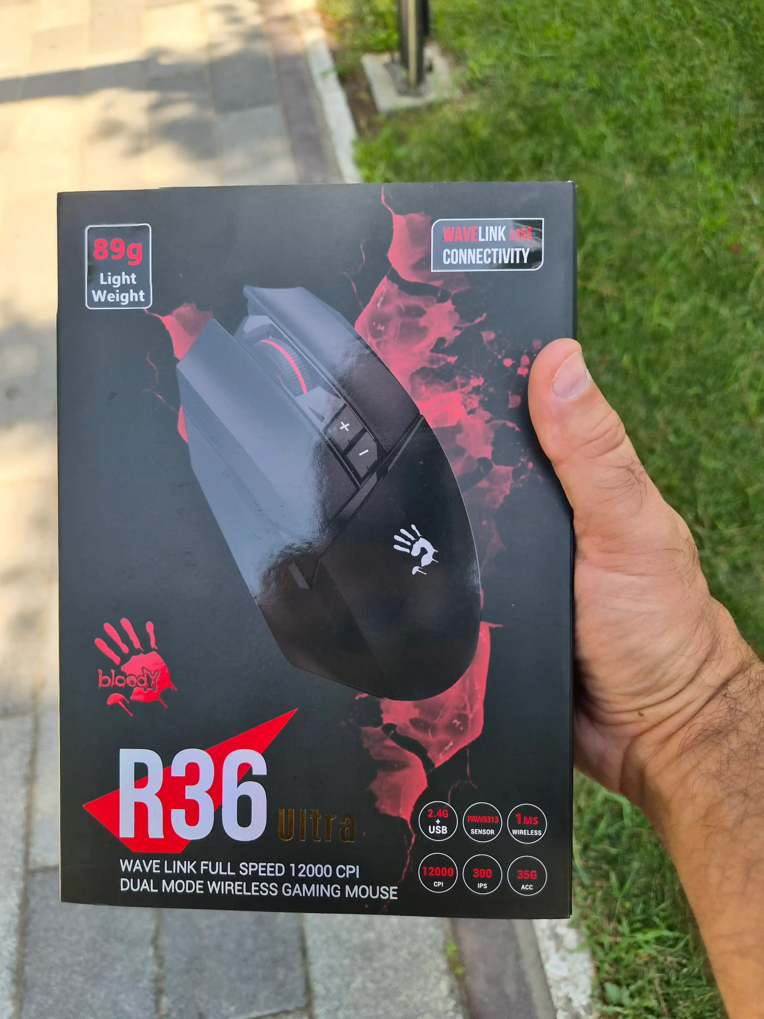 Simsiz o'yin sichqonchasi Bloody R36 Ultra