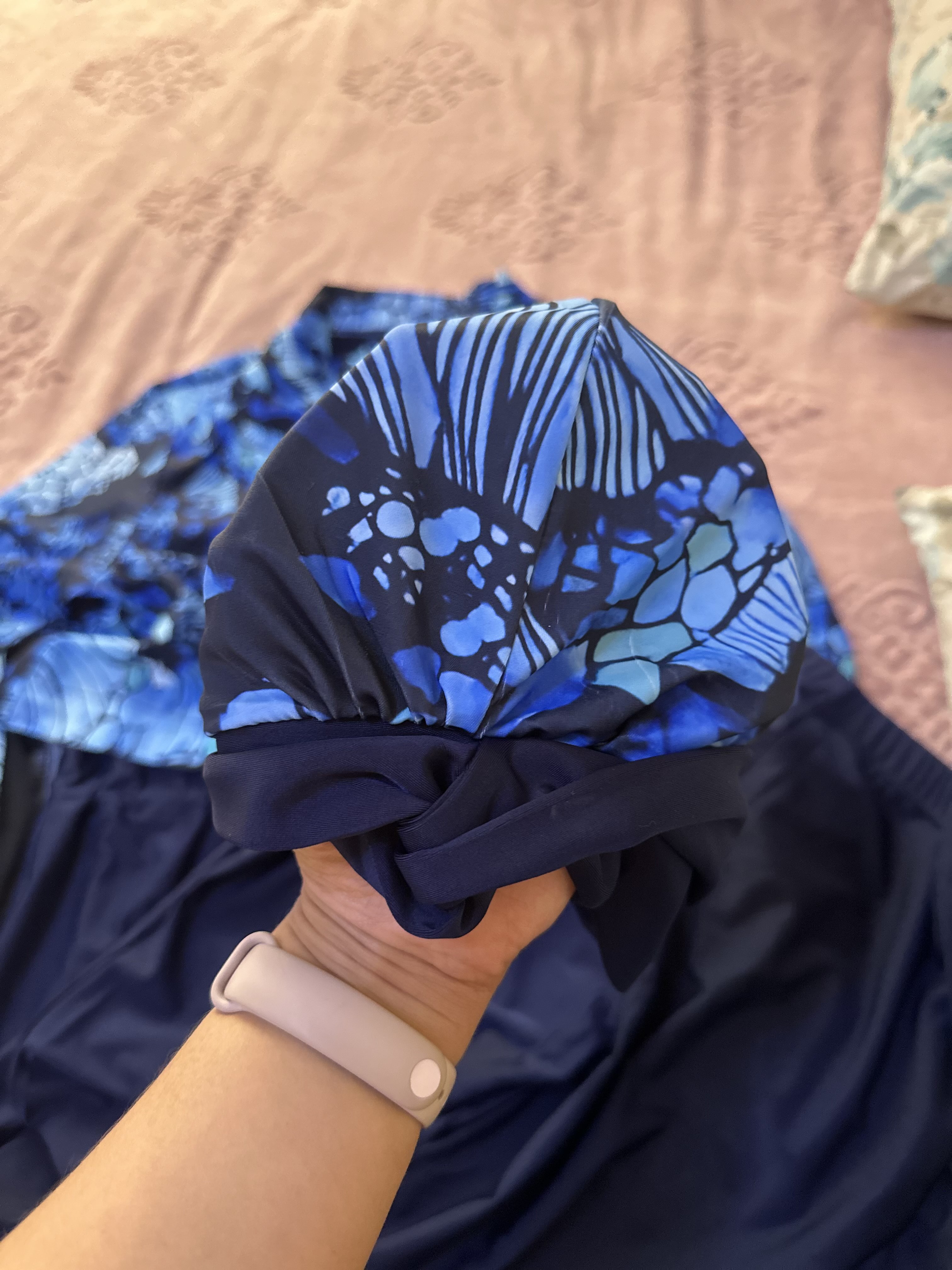 Ayollar uchun, cho'milish kiyimi, yopiq, muslimalar uchun, burkini, katta o‘lchamli