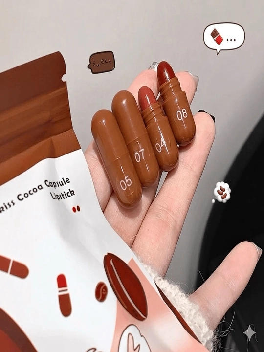 Mini lab bo’yog’, kapsula shaklidagi pomada, to’plamda 10 dona