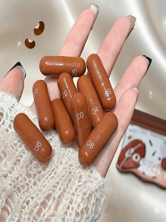 Mini lab bo’yog’, kapsula shaklidagi pomada, to’plamda 10 dona