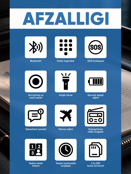 Mobil telefon novey M185