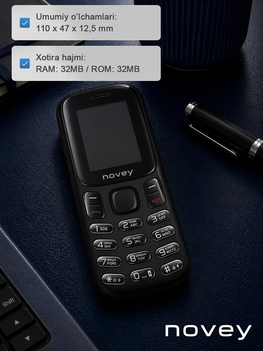 Mobil telefon novey M185