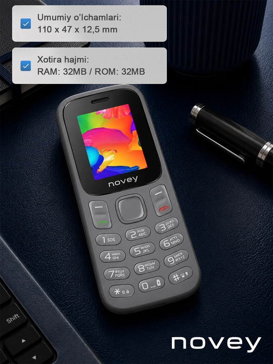 Mobil telefon novey M185