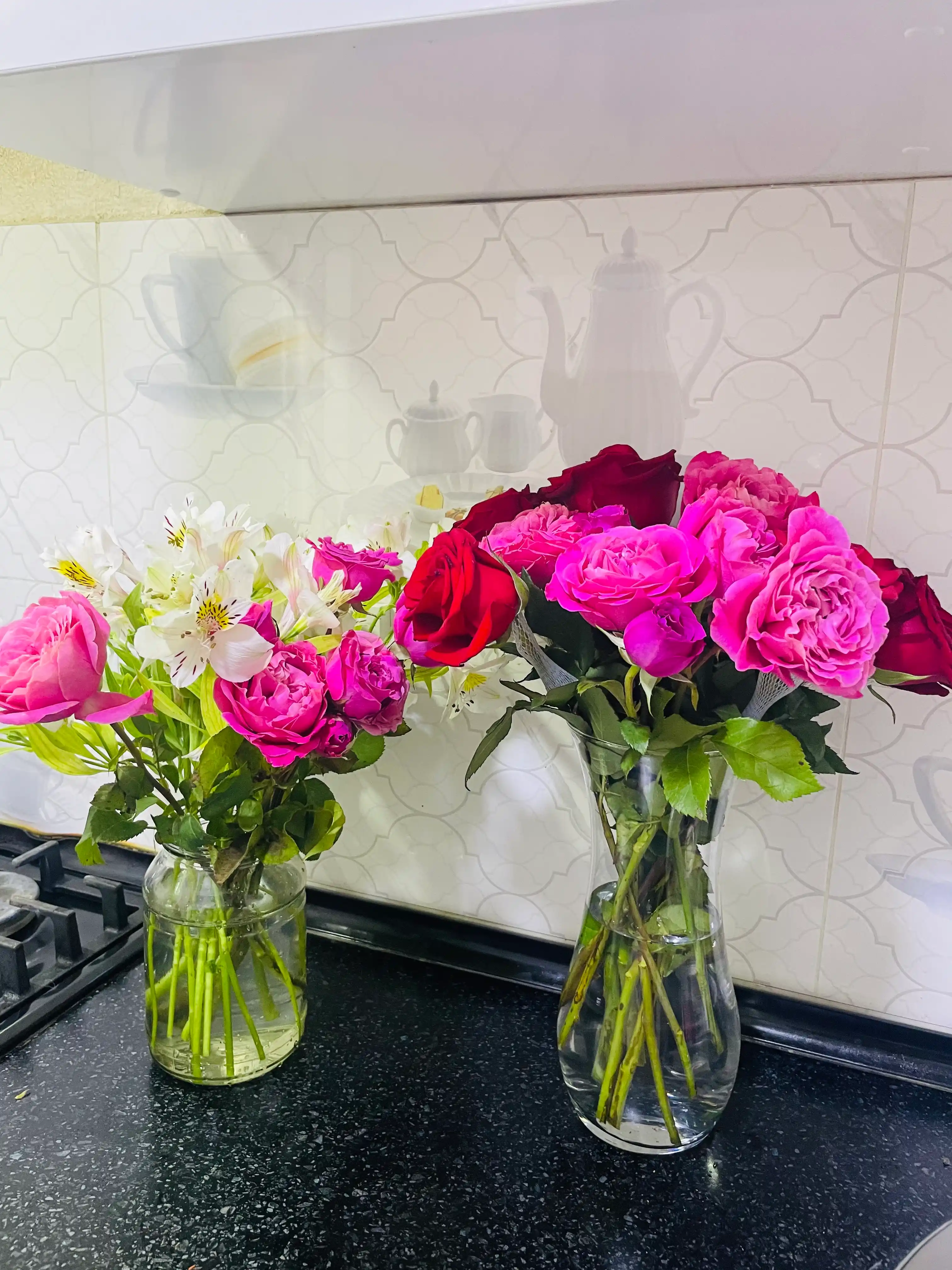 Ваза для цветов стеклянная Pasabahce Flora, прозрачная ваза, 24 см (240 мм), 1 штт
