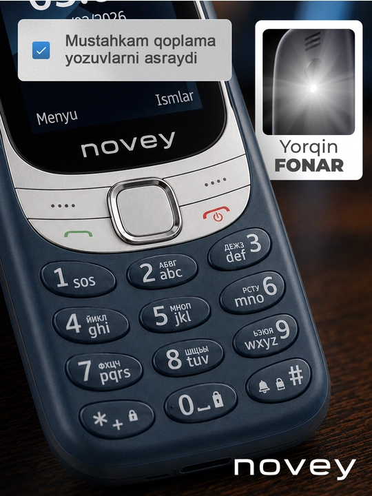 Knopkali telefon NOVEY N300
