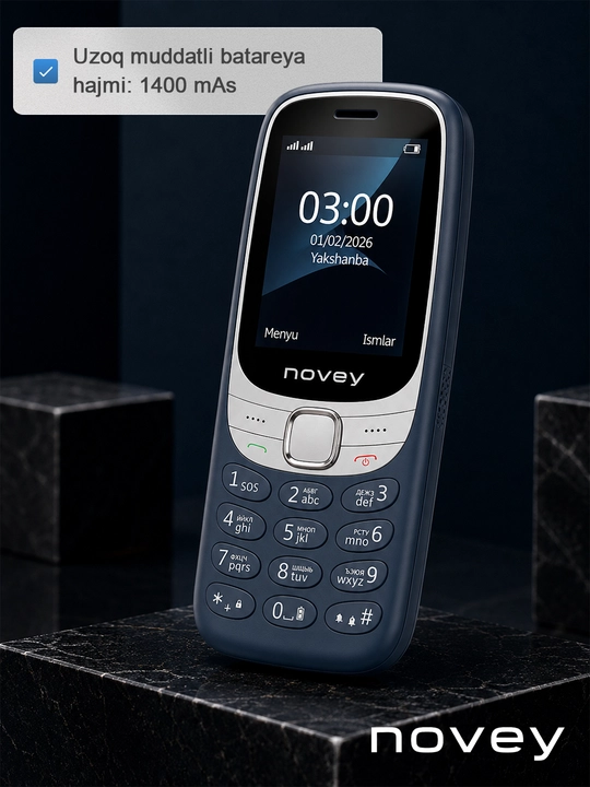 Knopkali telefon NOVEY N300
