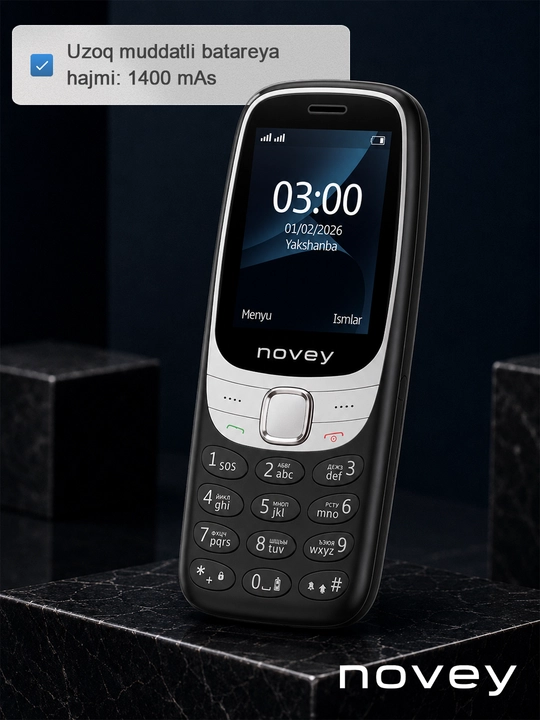 Кнопочный телефон NOVEY N300