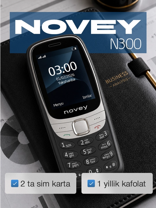 Кнопочный телефон NOVEY N300 - 