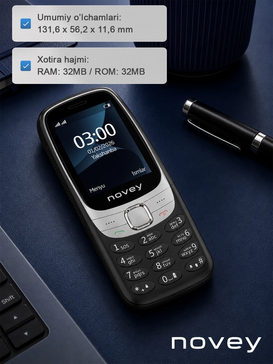 Кнопочный телефон NOVEY N300
