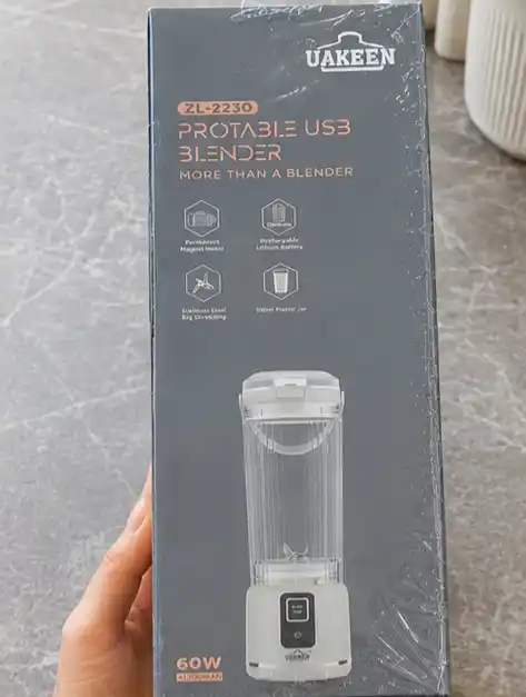 Blender, blinder, mini blinder, UAKEEN ZL-2230 portativ USB-blenderi, 500 ml, 60 Vt