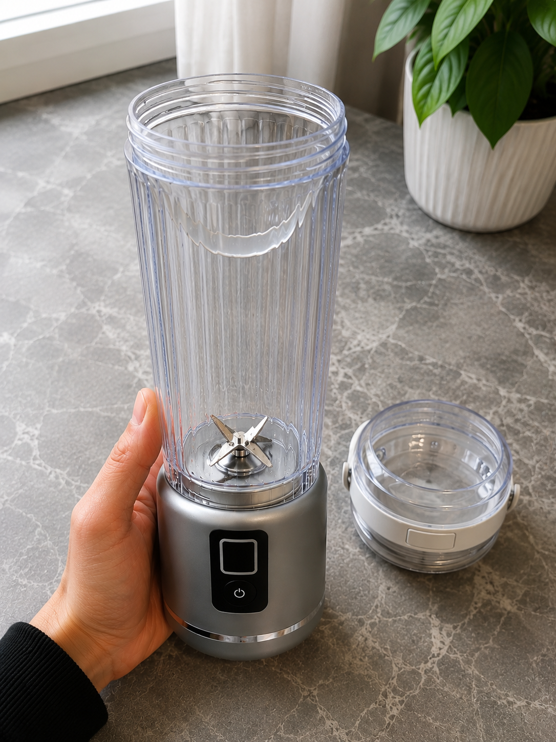 Blender, blinder, mini blinder, UAKEEN ZL-2230 portativ USB-blenderi, 500 ml, 60 Vt