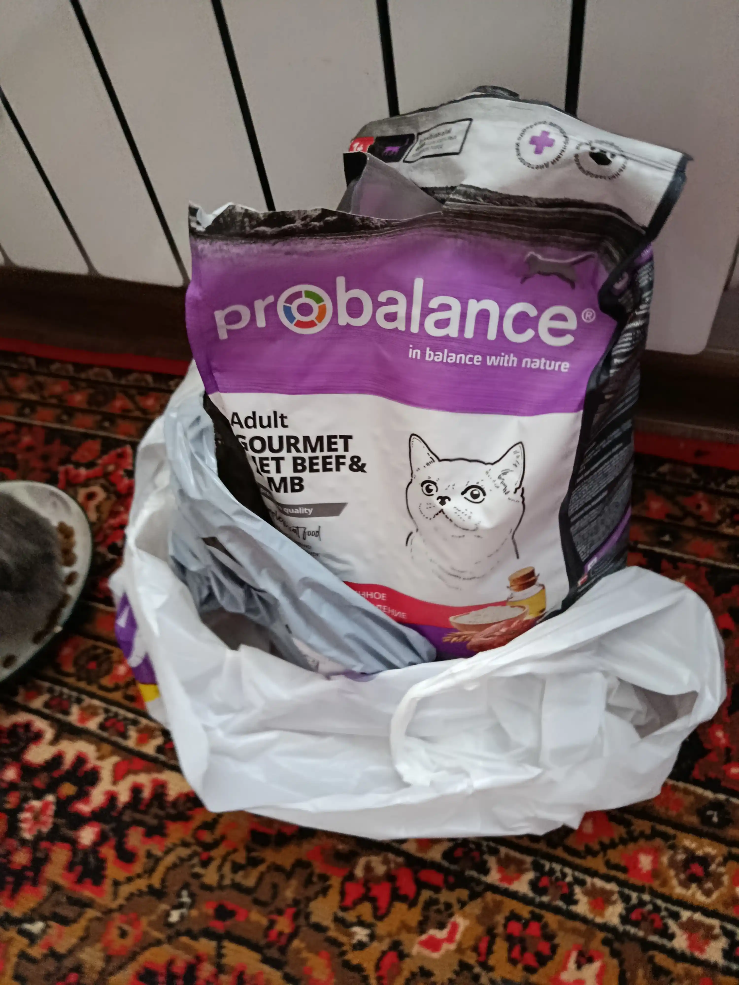 ProBalance Gourmet mushuklar uchun quruq yem mol va qo'zichoq go'shti, 1.8 kg