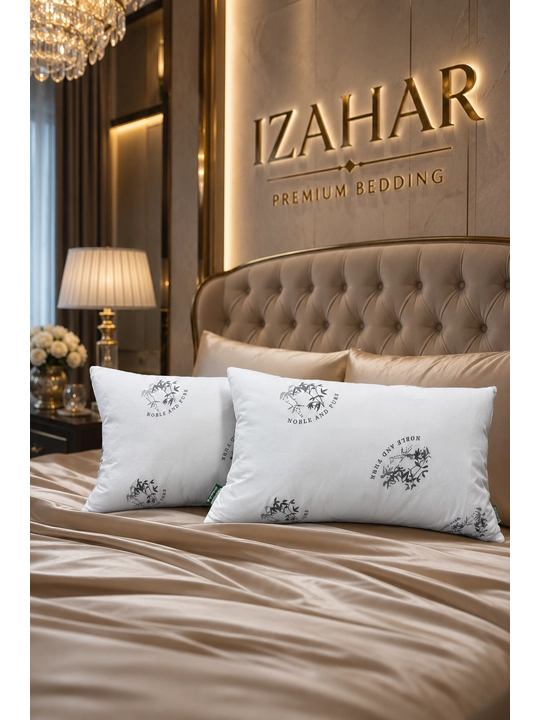 Подушка IZHAR Premium, гипоаллергенная, мягкая, из микроволокна, 50×70 см