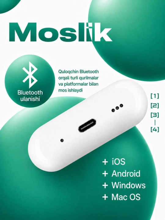 ZEQI ZE-T545 TWS Bluetooth quloqchin, HD Stereo, sensorli boshqaruv, zaryadlash qutisi