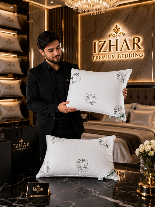 Подушка IZHAR Premium, гипоаллергенная, мягкая, из микроволокна, 50×70 см
