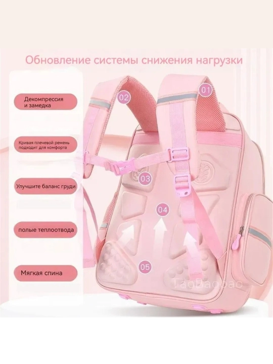 Школьный рюкзак , портфель для девочки ортопедический
