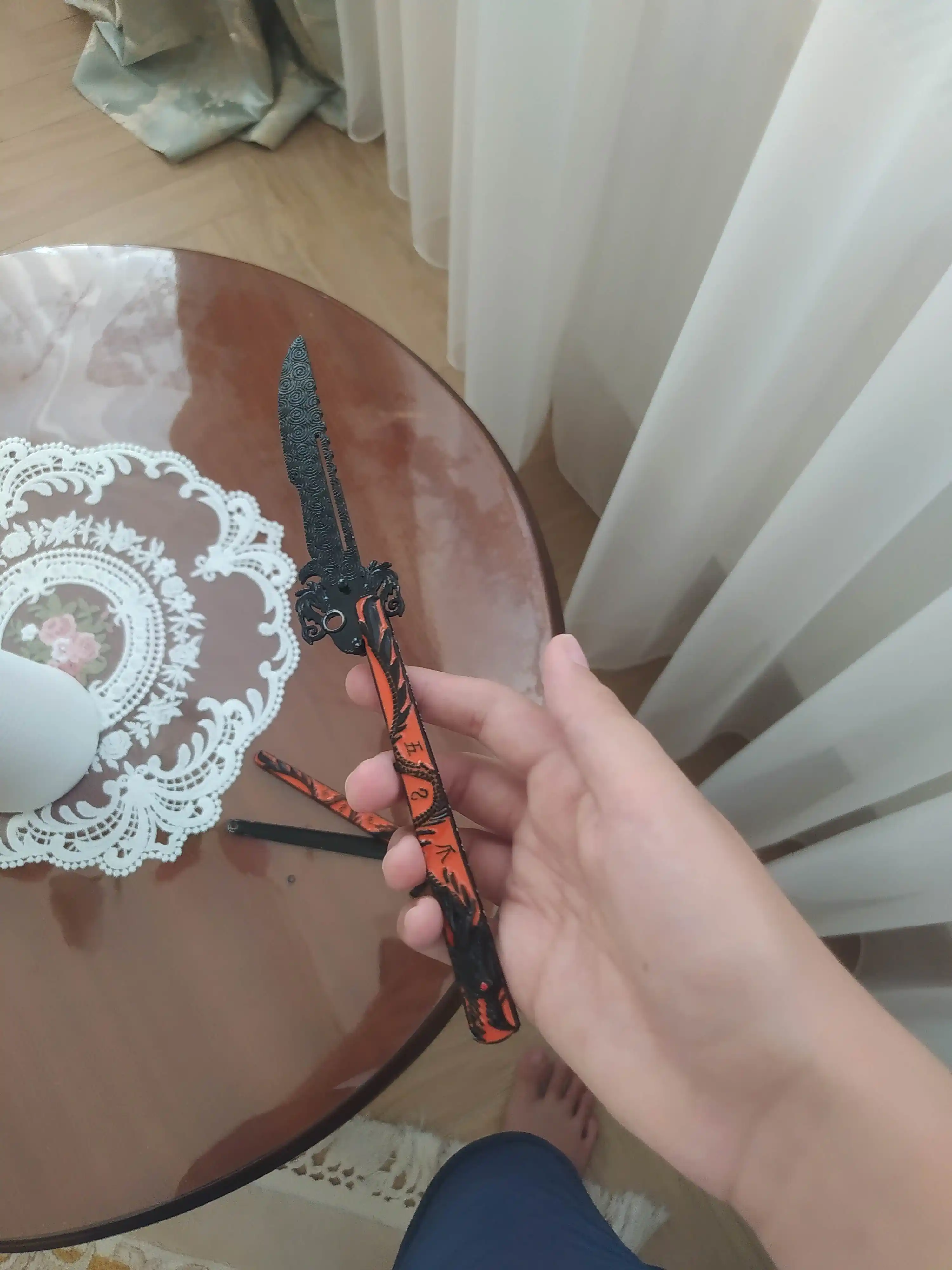Pichoq-kapalak, organish va mashq qilish uchun, balisong