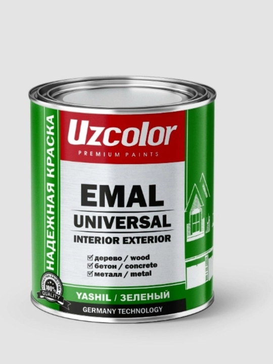Uzcolor "Emal Universal" Premium bo‘yog‘i yashil