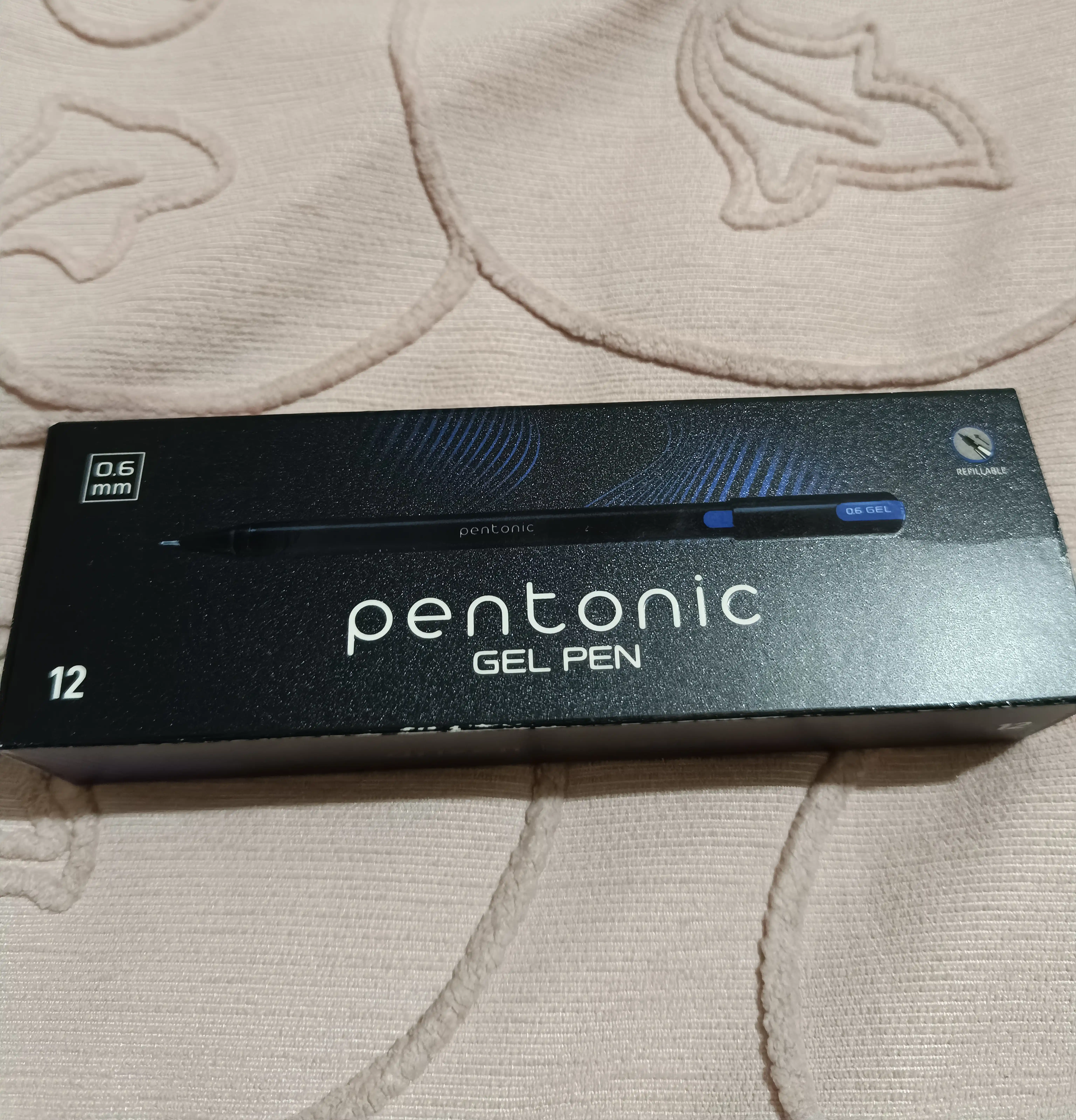 Linc Pentonic Gel gel ruchka, 0.6 mm, ko'k/yashil/qizil/qora, 856-bl