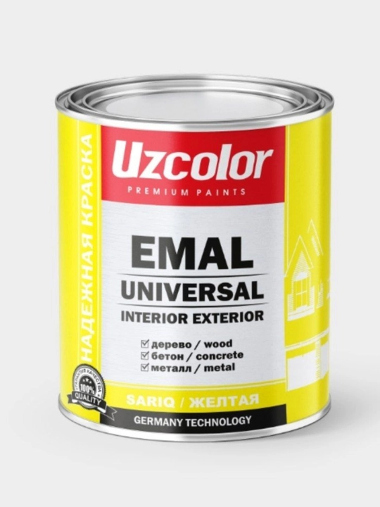 Uzcolor "Emal Universal" Premium bo‘yog‘i sariq