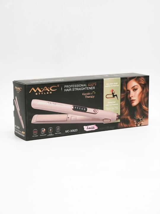 Professional dazmol, MAC Styler MC-3082 LED displeyli soch to‘g‘rilagichi