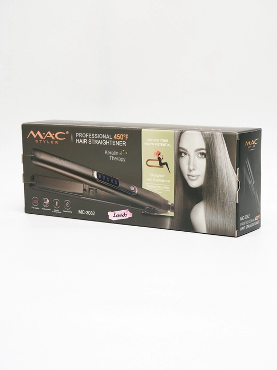 Professional dazmol, MAC Styler MC-3082 LED displeyli soch to‘g‘rilagichi