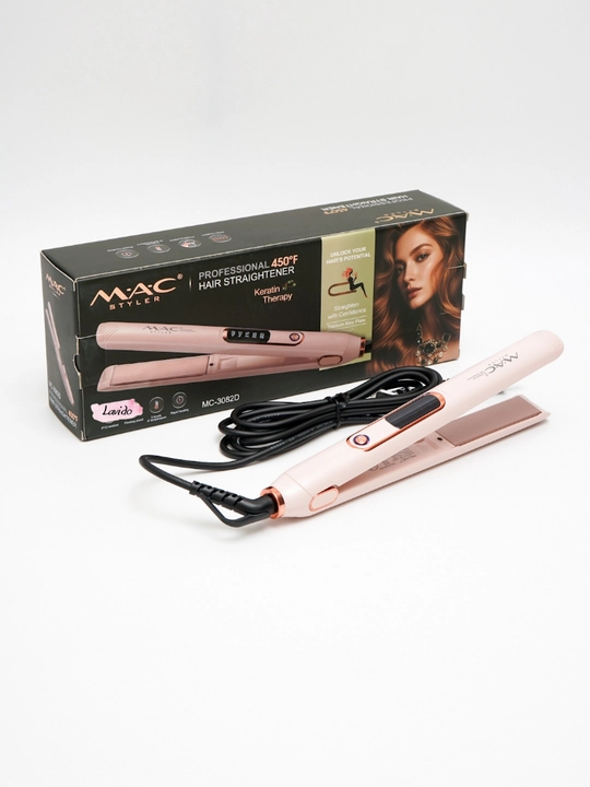 Professional dazmol, MAC Styler MC-3082 LED displeyli soch to‘g‘rilagichi