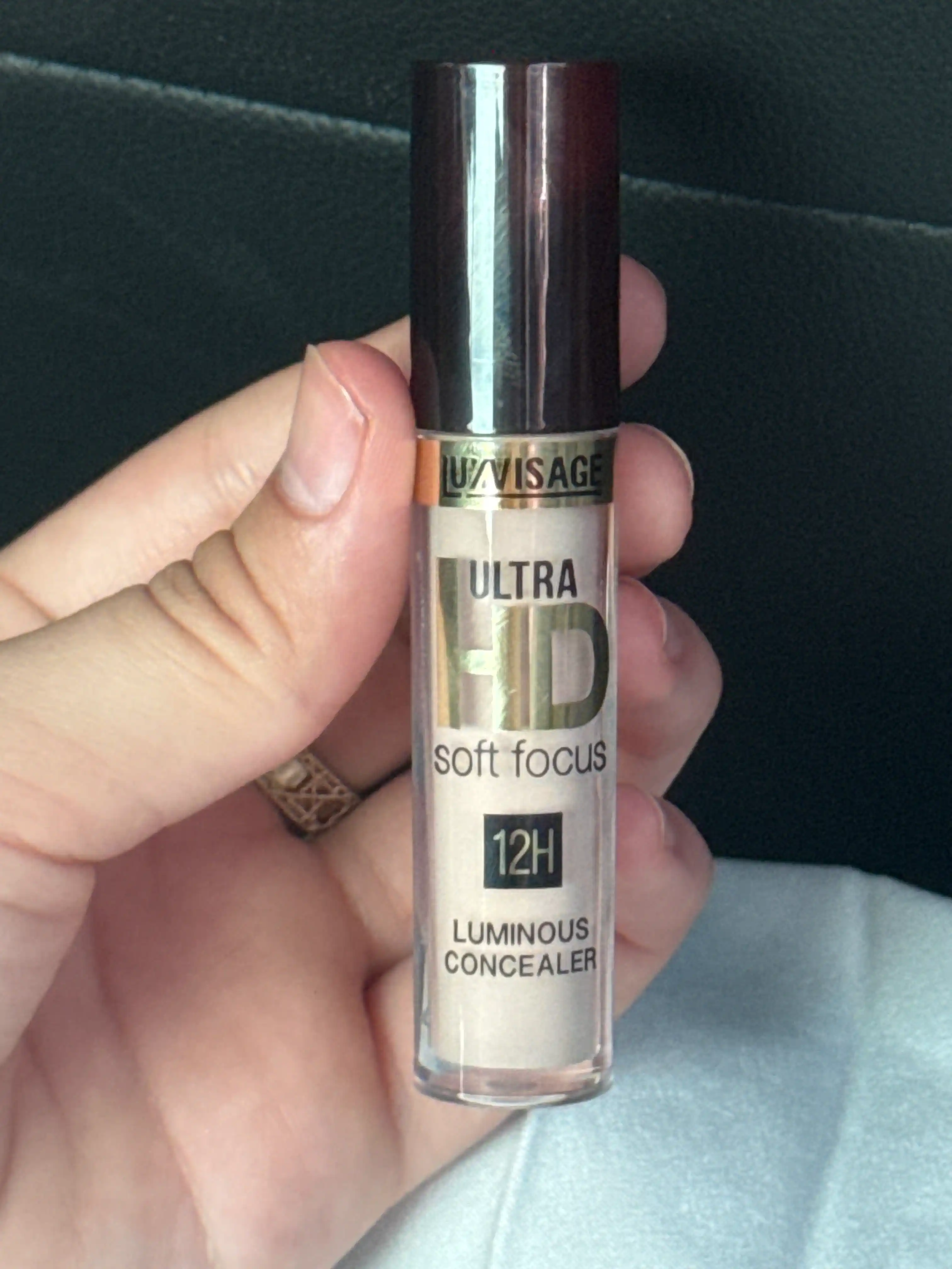 Консилер ULTRA HD soft focus 12H, светоотражающий, LUXVISAGE, 3.7 г