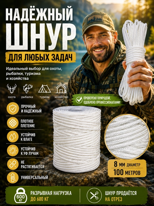 Mustahkam, yumshoq va ishonchli arqon