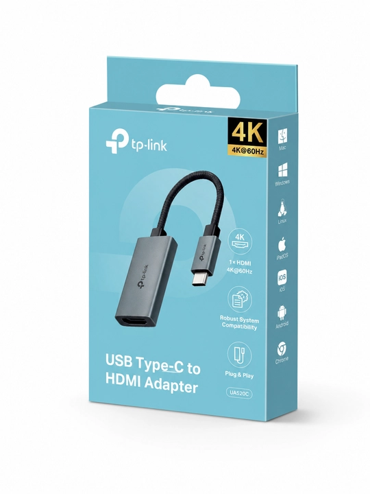 TP-Link UA520C – USB Type-C → HDMI 4K адаптер, переходник