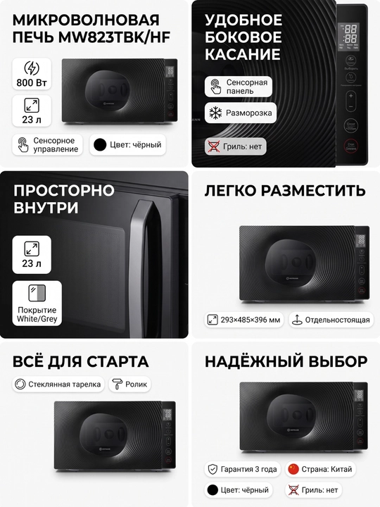 Микроволновые печи HOFMANN