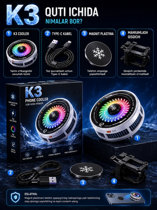 Telefon sovutgichi, gaming cooler, kulerlar, kuler pubg, telefon aksessuarlari, MEMO CX07