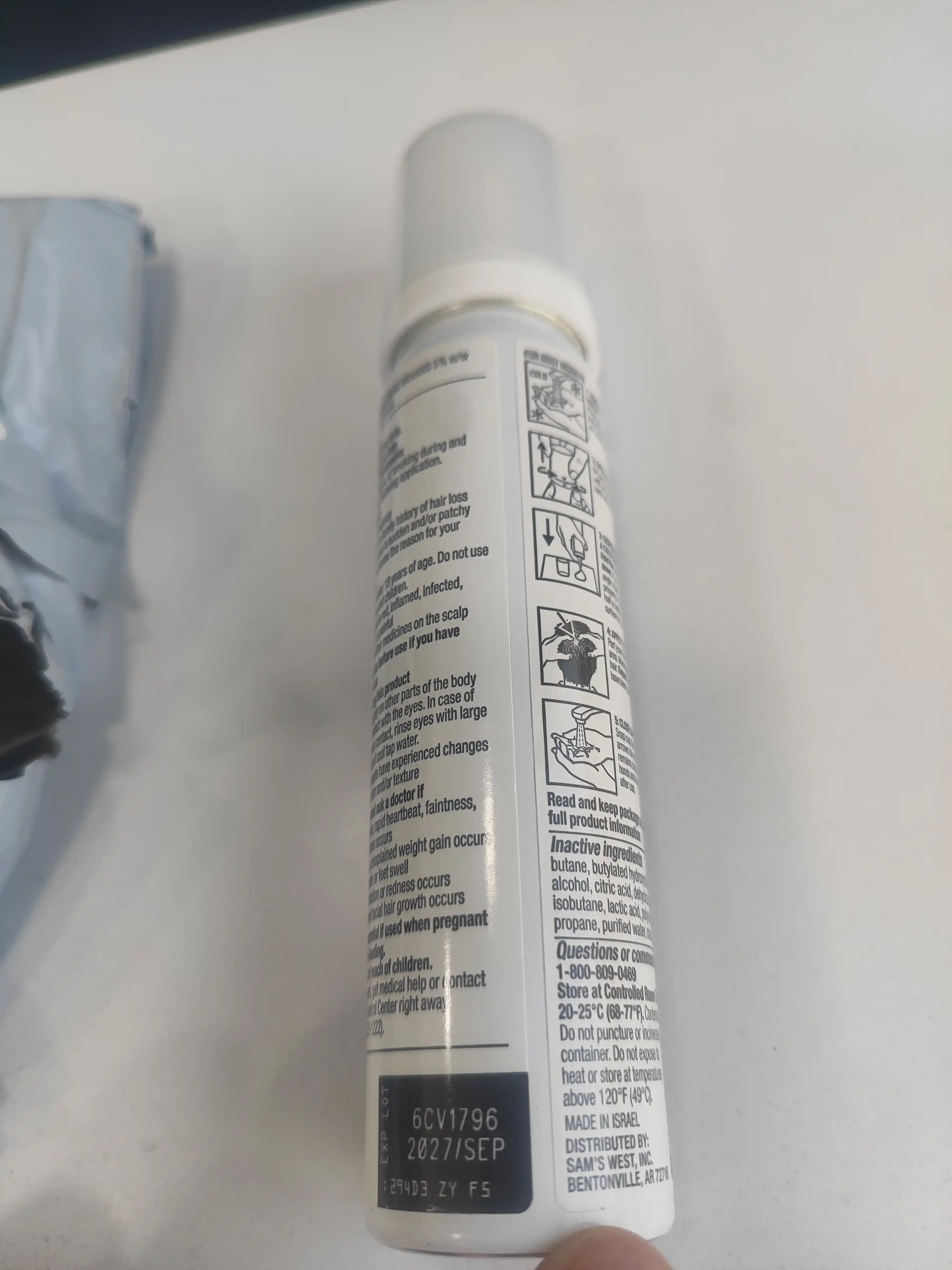 Вспомогательное средство для укрепления и роста волос пена Minoxidil 5%
