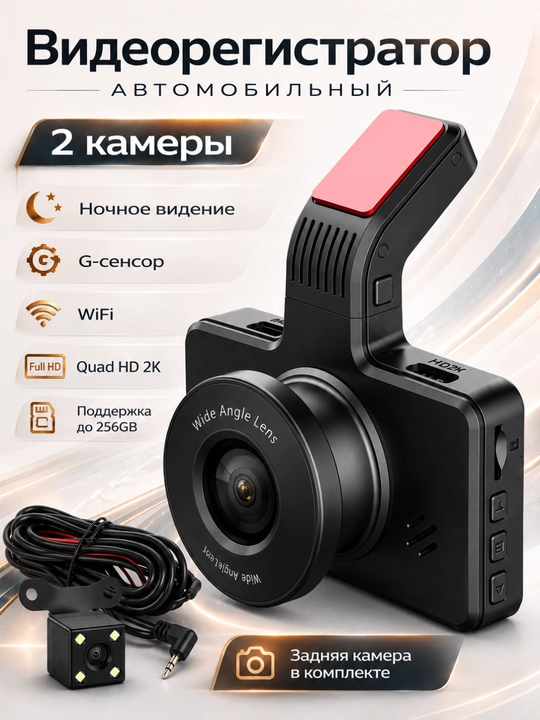 7 xil Mini videoregistratorlar 1080P Full HD, G-Sensor, WDR, avtomobil uchun - 