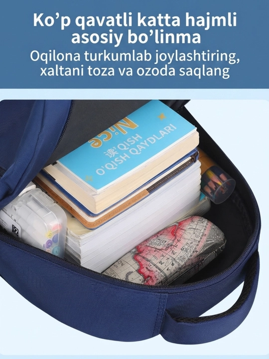 Maktab uchun ortopedik ryukzak, o'smir yoshdagi bolalar uchun maktab sumkalar