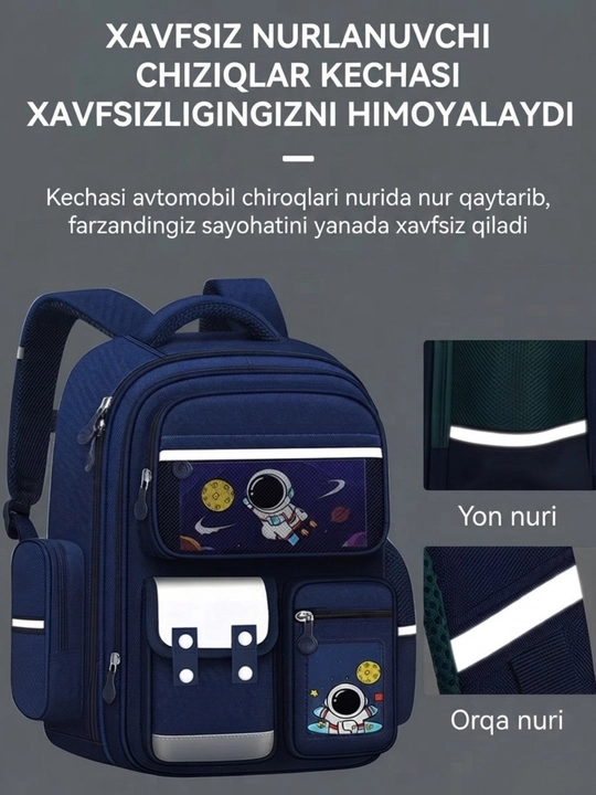 Maktab uchun ortopedik ryukzak, o'smir yoshdagi bolalar uchun maktab sumkalar