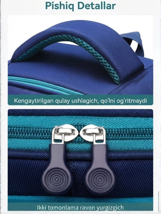 Maktab uchun ortopedik ryukzak, o'smir yoshdagi bolalar uchun maktab sumkalar