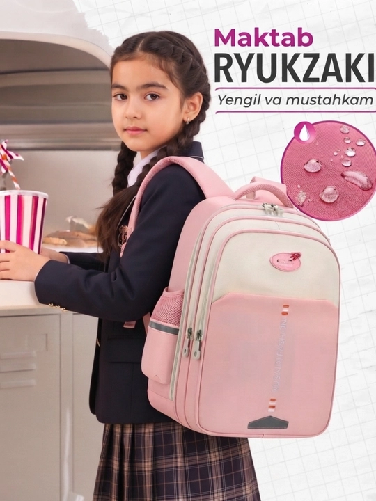 Maktab uchun ortopedik ryukzak, o'smir yoshdagi bolalar uchun maktab sumkalar - 